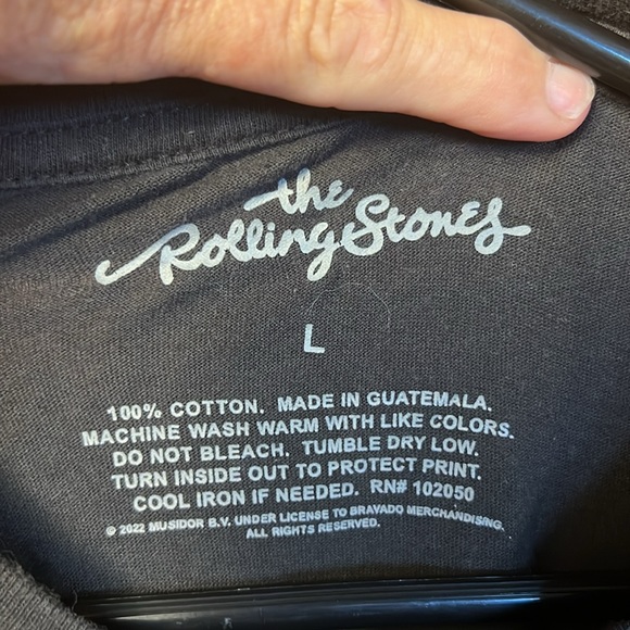 The Rolling Stones Tour Of America 78 Graphic Short Sleeve TShirt Women Lg Retro - Picture 5 of 7